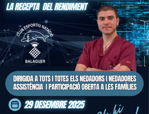 El CEN Balaguer organitza una xerrada sobre nutrició esportiva i rendiment amb Enric Camats